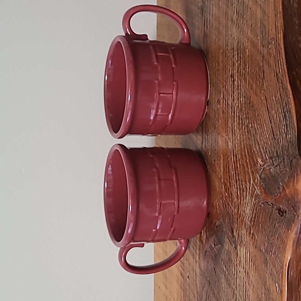USED Longaberger Mug Set